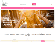 Tablet Screenshot of kosmetika-krasa-zdravi.cz